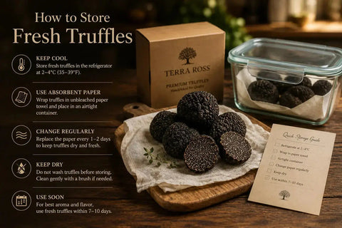 Comment conserver les Truffes fraîches