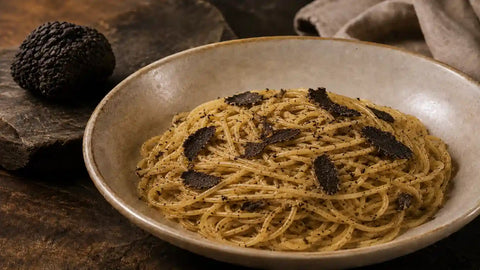 Recette de tagliolini au Tuber melanosporum frais