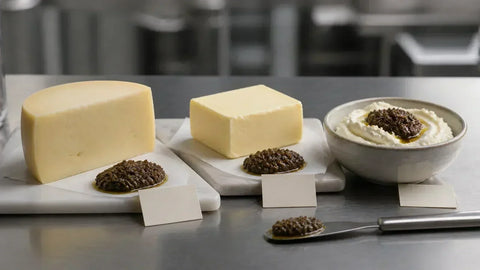 Truffe d’été hachée pour produits laitiers : fromages, beurres et pâtes à tartiner