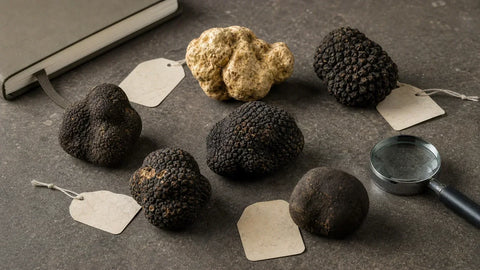 Explication des noms de Truffes : noms scientifiques, communs, commerciaux et réglementaires