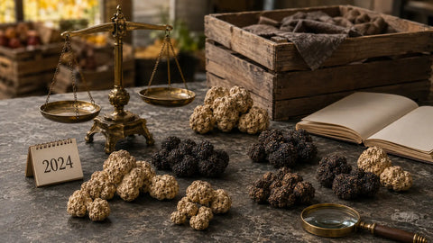 Prix des Truffes en 2024 : espèces, saisons et données de marché