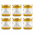 Douze pots de 80 g de beurre à la truffe noire à 6 % Tuber aestivum