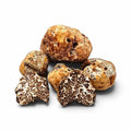 Truffes fraîches coupées Tuber borchii de catégorie B, présentant une couleur intérieure pâle naturelle et un persillage fin