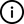 Icône d'information sur fond blanc