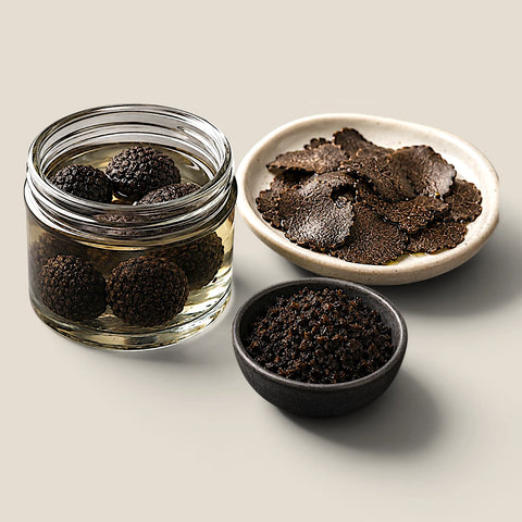Produits à la truffe en conserve