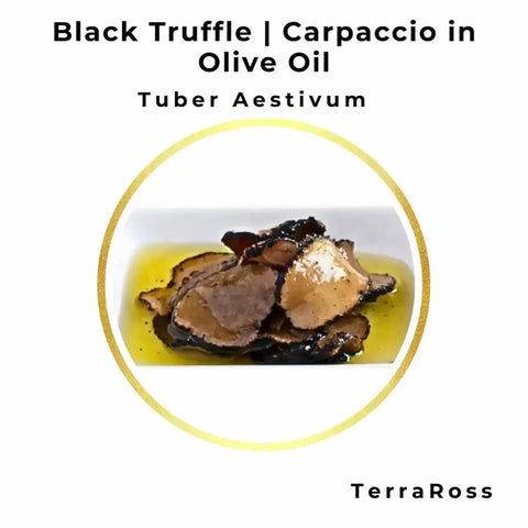 Carpaccio de Truffes d'été à l'huile d'olive