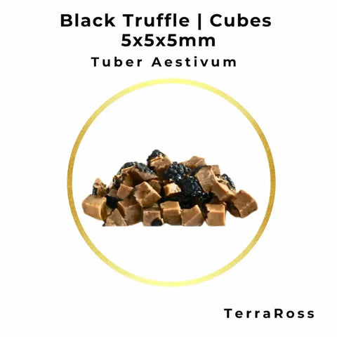 Cubes de Truffes d'été 5 × 5 × 5 mm en saumure